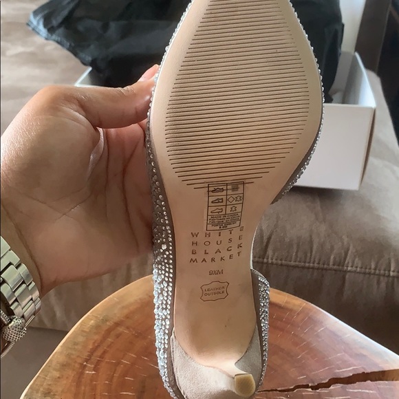 WHBM Rhinestone Pumps - Picture 4 of 5